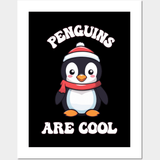 Cute Christmas Penguin - Penguins are Cool Posters and Art